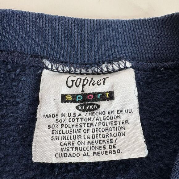 Vintage Noah’s Ark Crewneck Sweatshirt, Dark Blue, Womens XL, Gopher Sport, - Picture 4 of 8